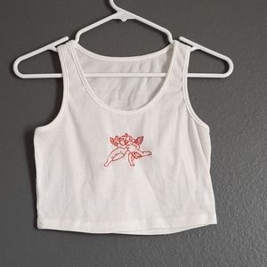 NWOT Brandy Baby Angel crop top